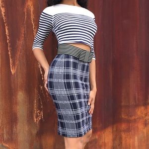 J. Crew cropped shirt raw hem sz small